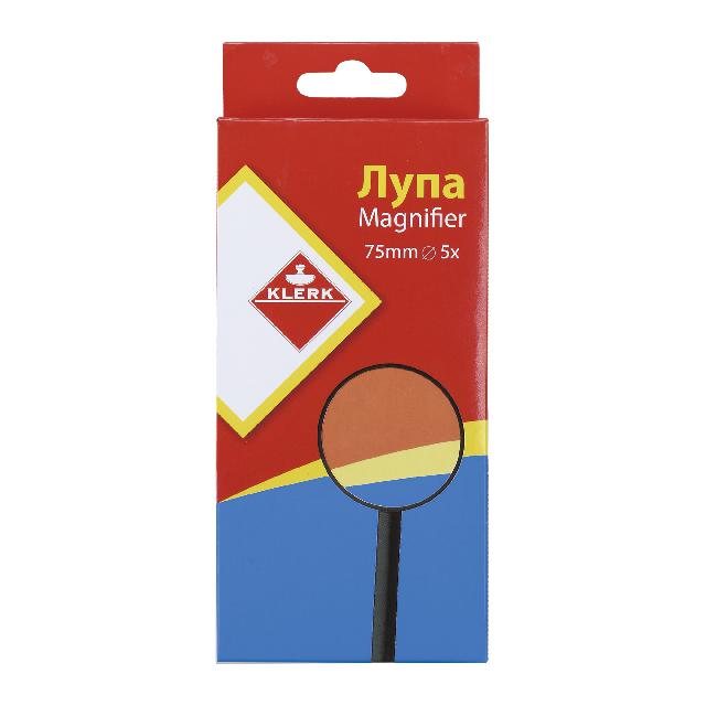 Лупа пласт.; d=75, збільш. в 5*; арт. KL1475; KLERK