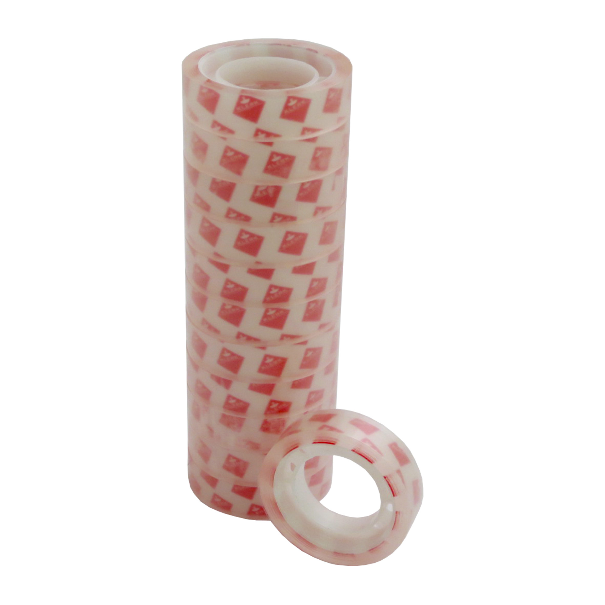 Стрічка клейка канц.; 12мм*20м; (втулка d=35мм); прозор.; арт. KL1612; KLERK