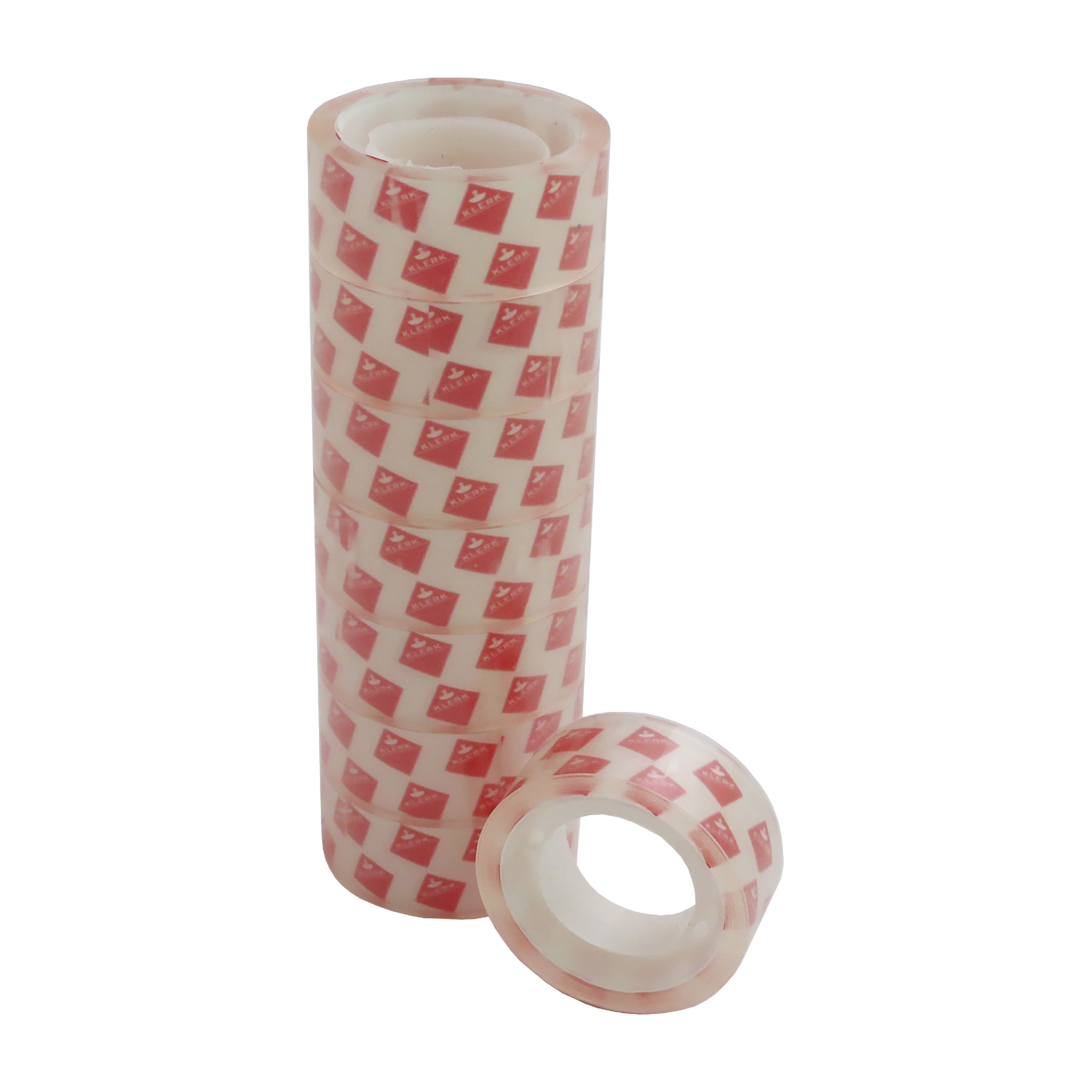 Стрічка клейка канц.; 18мм*20м; (втулка d=35мм); прозор.; арт. KL1615; KLERK