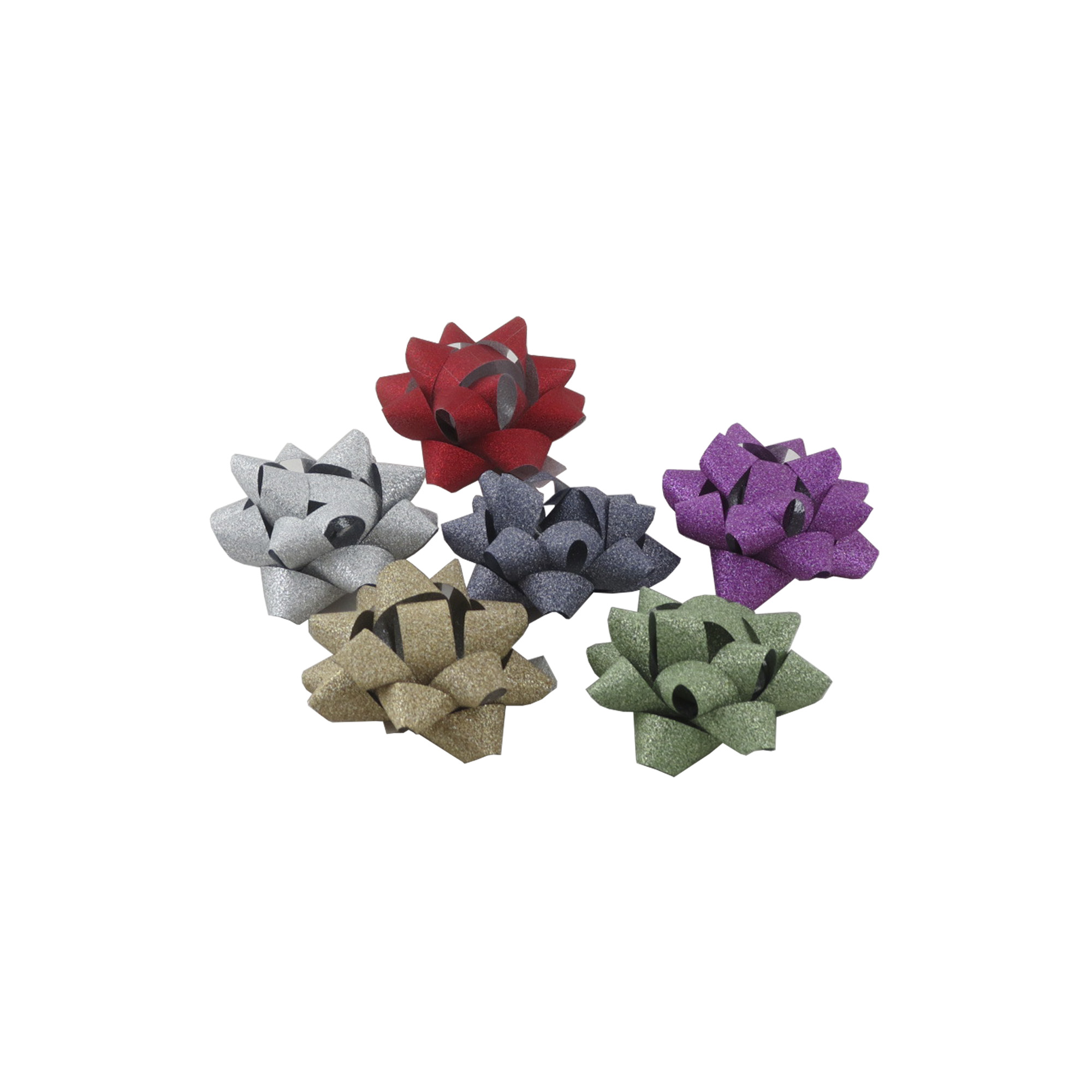 Банти для подар.; (40шт. у наб.); 6,5см; кол.асорті; арт. AG1247; ANGEL GIFTS