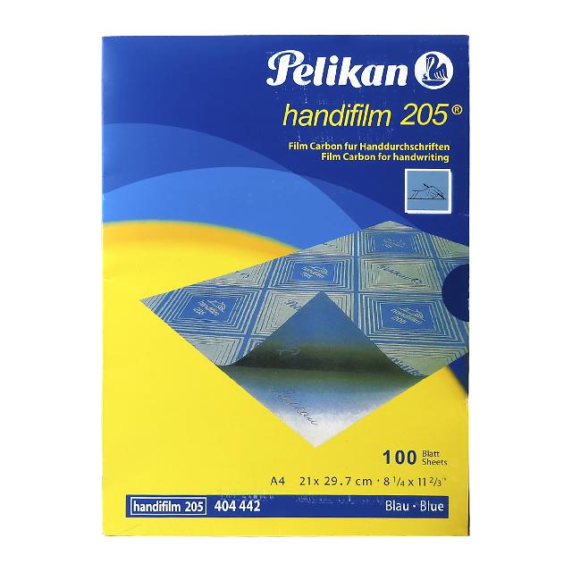 Папір копіювальний; (100 арк у пач.); кол. синій; арт. PELIKAN-205, KLERK