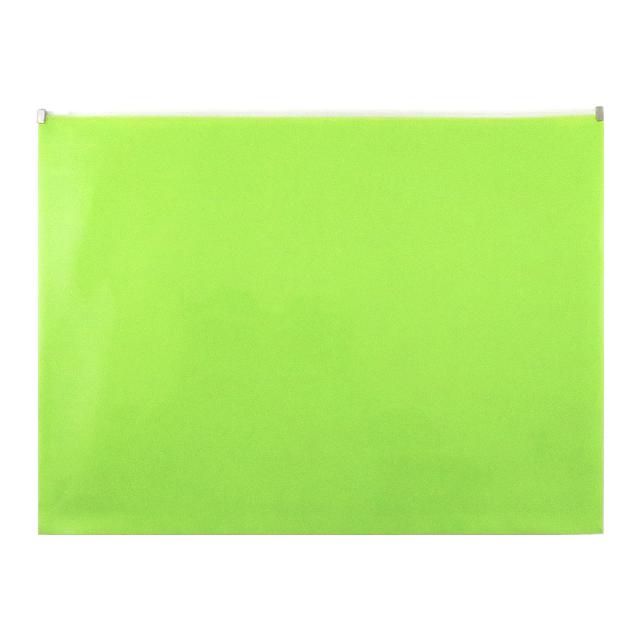 Папка пласт. на молнії; 46*35см; кол. асорт.; непроз.пластик, 500мк; арт. KL2574; KLERK