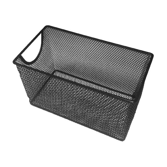 Кошик настільний метал.; 190*115*100мм; кол. чор.; прямокут.; арт. KL0940; KLERK