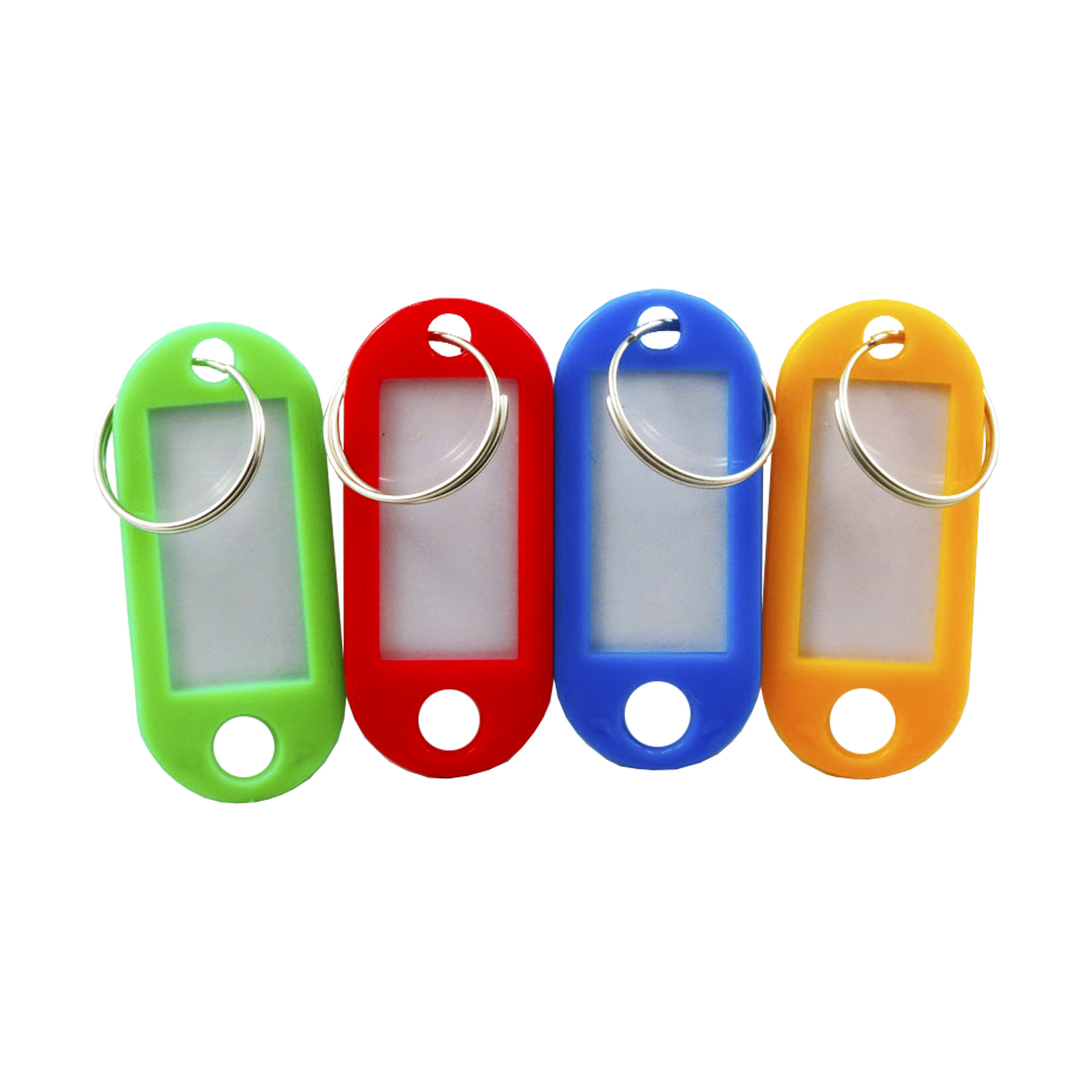 Брелоки для ключів пласт.; 26*45мм; (*20шт у пач.); кольор.; арт. KL201; KLERK