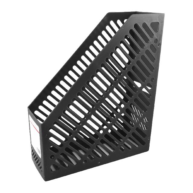 Лоток для паперу пласт.верт.; кол. чорний; арт. KL0916-B; KLERK