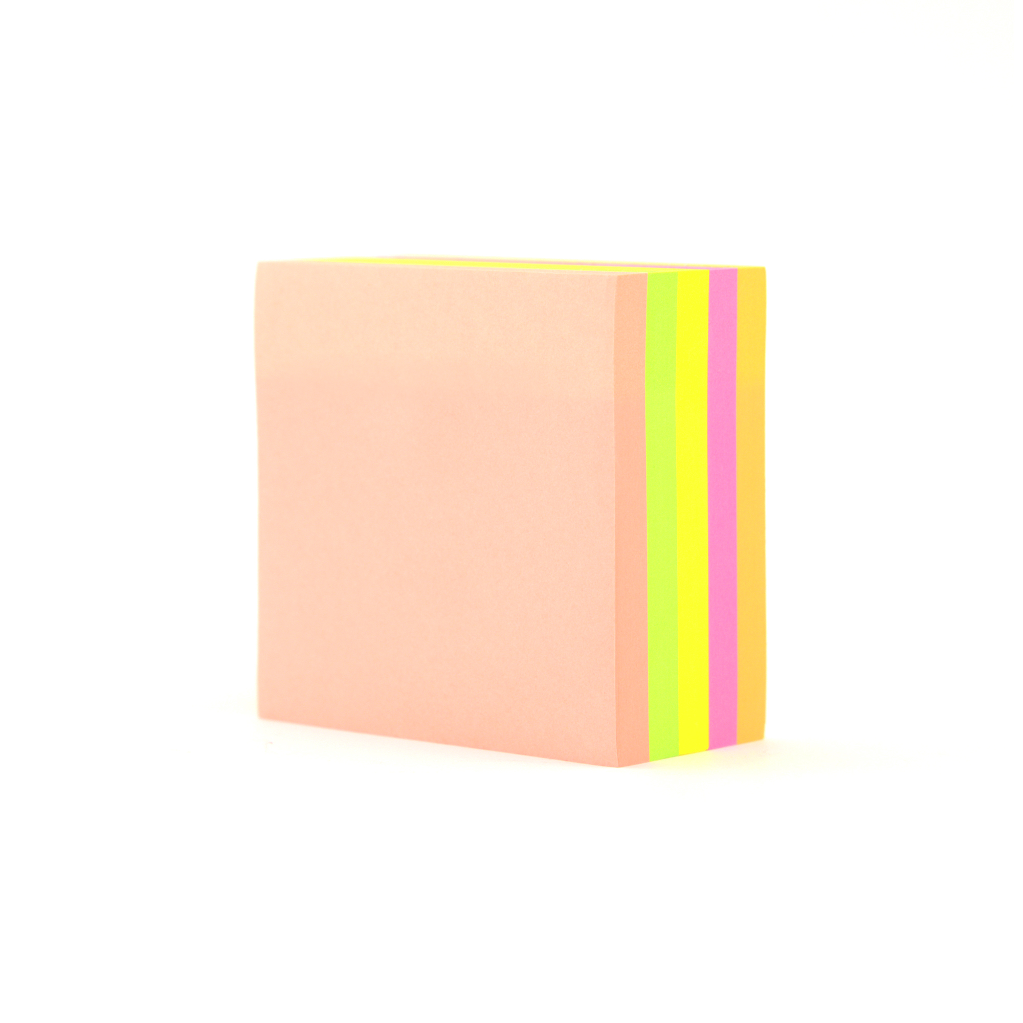 Папір клейкий різнокол.; 76*76мм; "Зебра"; 400арк.; колір неон асорті; арт. KL21510; KLERK