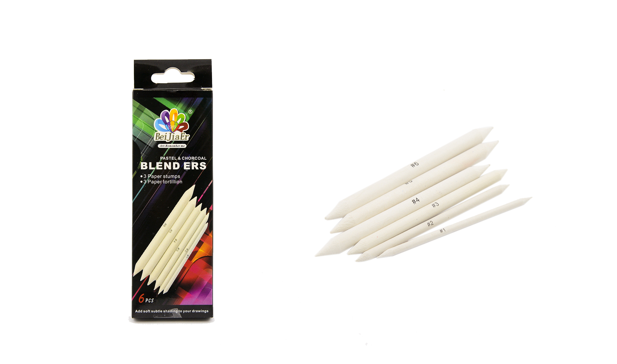 Набір для розтушовування, 6шт, арт. BZB1-6#; VGR