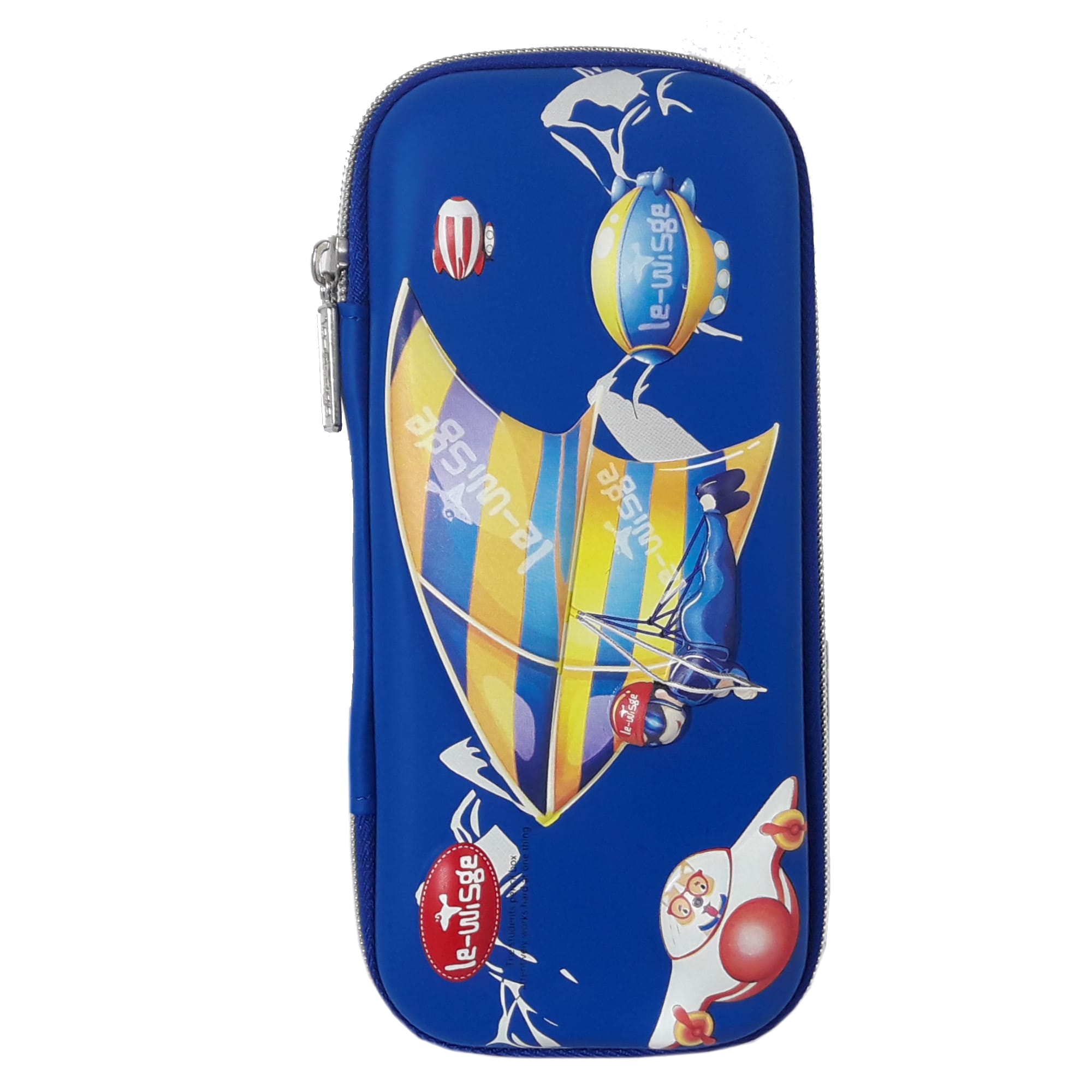 Пенал каркасний 3D; 22*9.5*4 см. ; "Дельтаплан" кол. синій; арт. VR23103; Le-WiSge