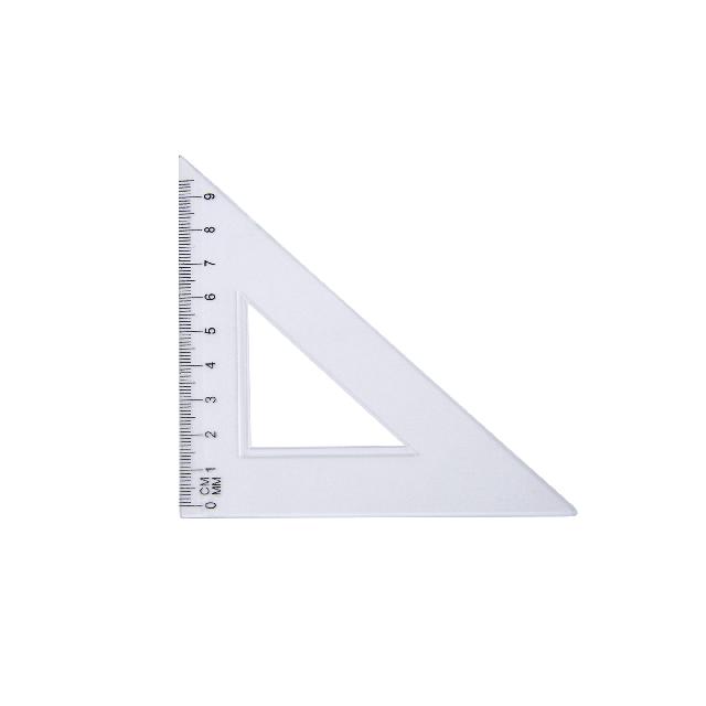 Косинець пласт. 9,5 см. кол. прозорий; арт. VR11056; VGR