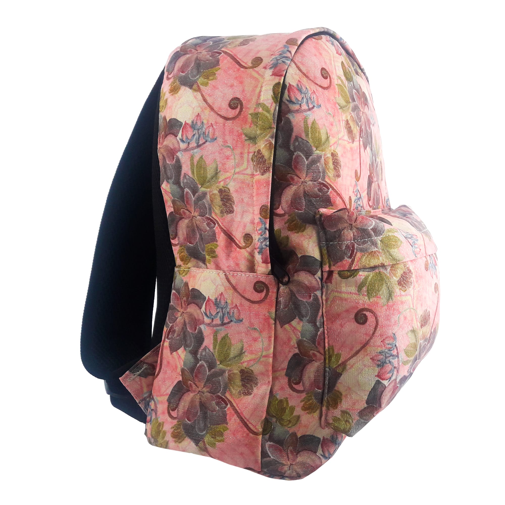 Рюкзак 38*28*15 см "Квіти" рожевий, поліестер; люрекс нитка; арт. VR24454/5; VGR