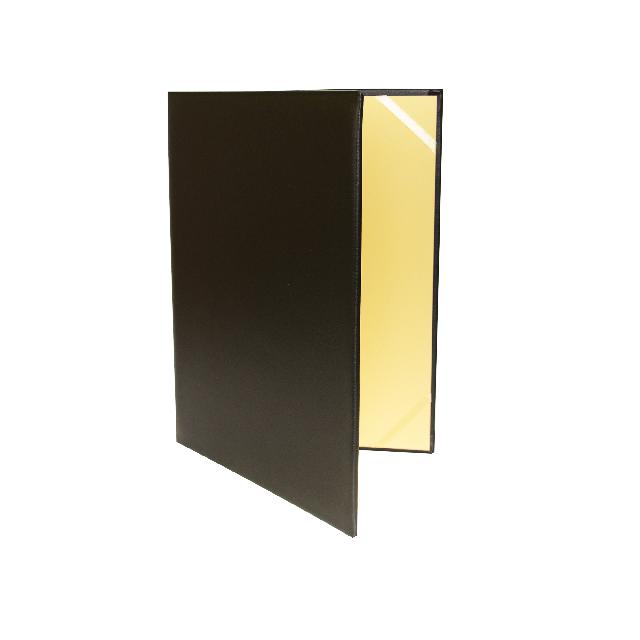 Папка до підпису,  35*22,5см; чорний, штуч. шкіра; арт. KL3008_2; KLERK