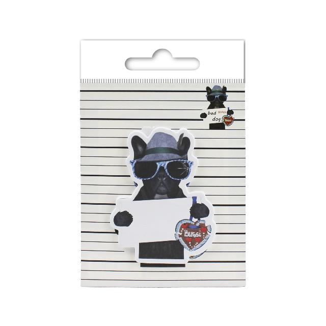 Папір клейкий фігурн.; 70*85мм, 30арк.; асорт.; ф "собака" арт. VR22309 VGR