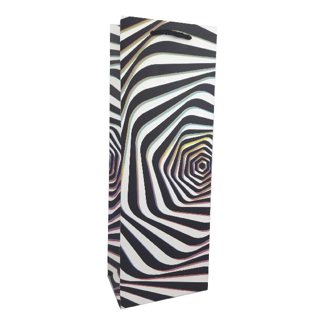 Пакет подар. для пляшки; 360*125*85мм, арт. AG91361, ANGEL GIFTS