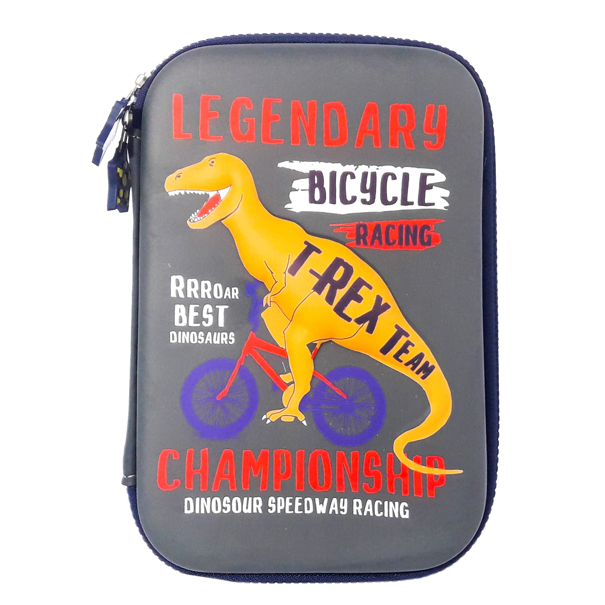 Пенал каркасний 3D; 22*15*4 см. ; "Динозавр" кол. чорний; арт. VR23138; VGR