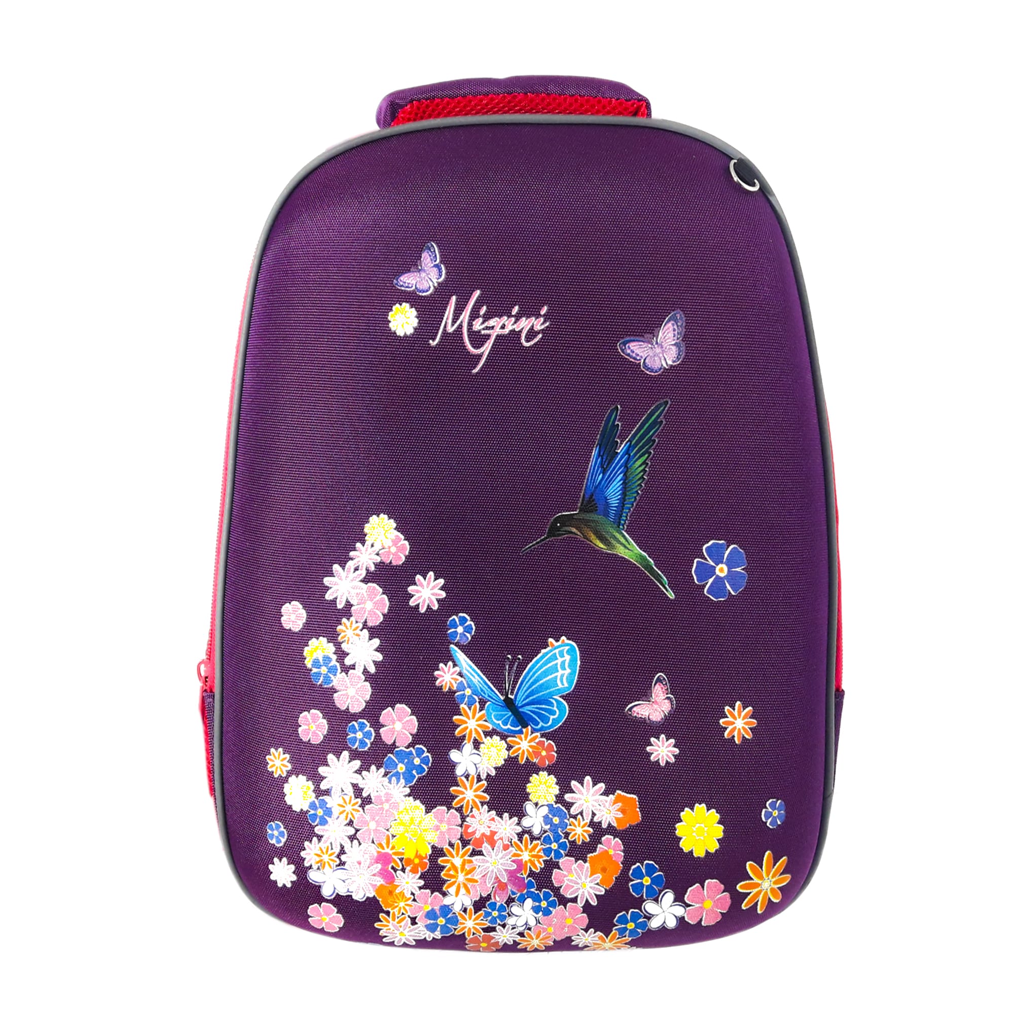 Рюкзак 36*26,5*19 см "Квіти та пташка" фіолетовий; поліестер; арт. VR24271_фіолетовий; VGR