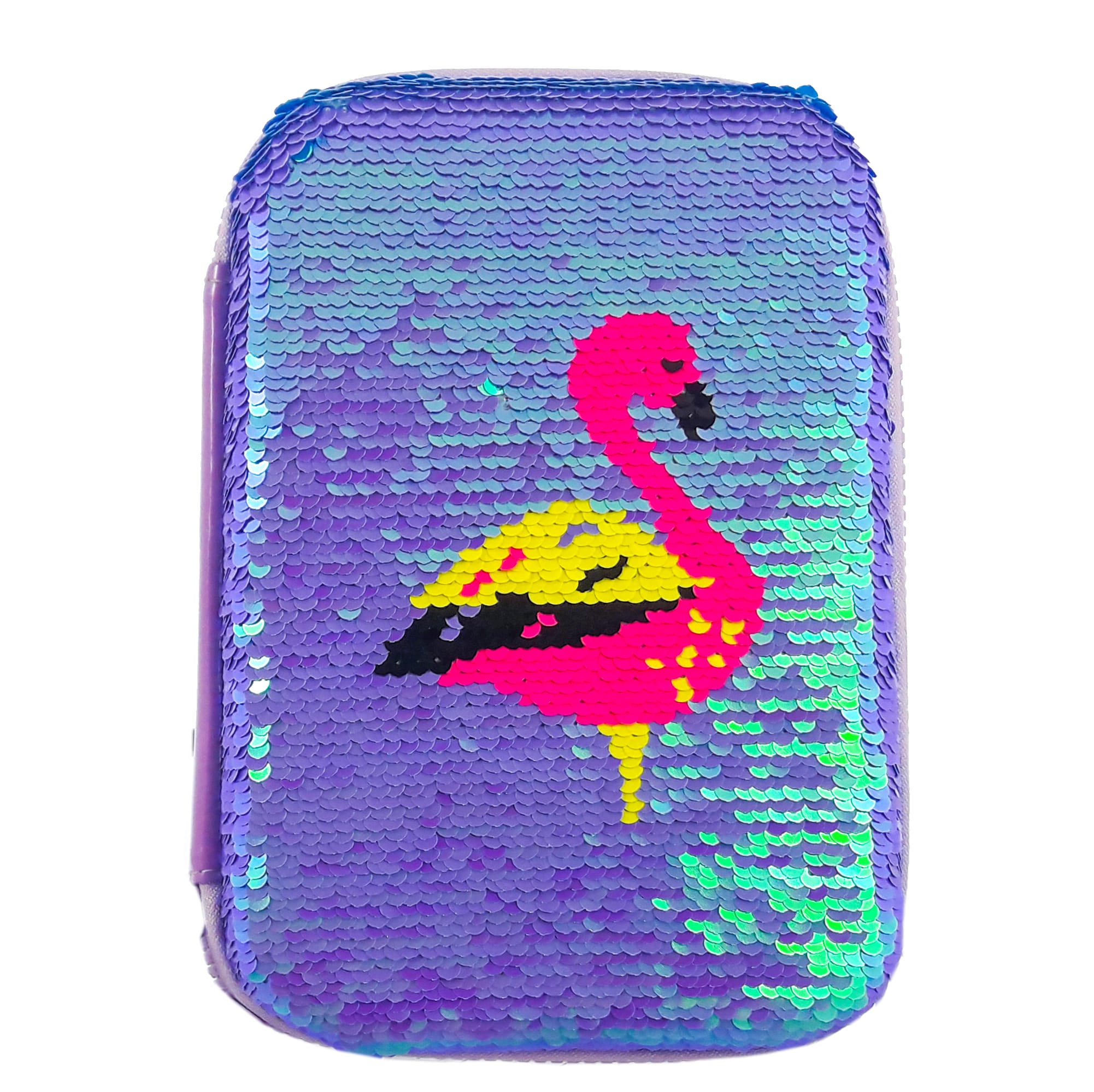 Пенал каркасний; 22*15*4,5 см. ; "Фламінго" кол. бузковий; арт. VR23115_3; VGR