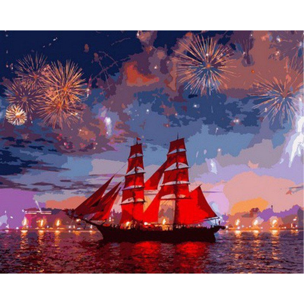 Картина для малювання за номерами  40*50 см. в картон. короб. пенз. фарби. арт. VR25106, VGR