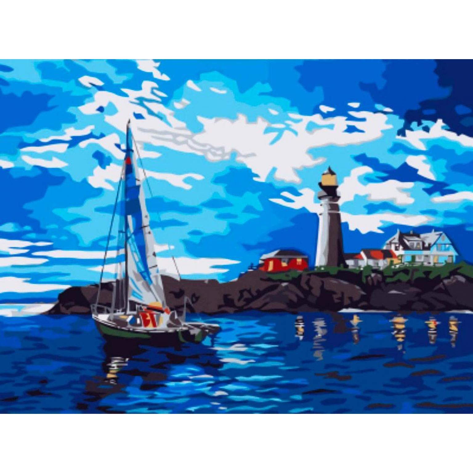 Картина для малювання за номерами  40*50 см. в картон. короб. пенз. фарби. арт. VR25153, VGR