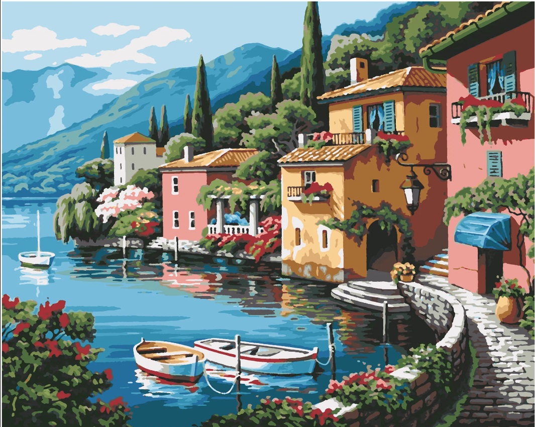 Картина для малювання за номерами  40*50 см. в картон. короб. пенз. фарби. арт. VR25154, VGR