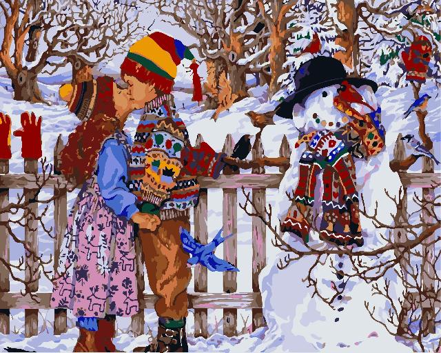 Картина для малювання за номерами  40*50 см. в картон. короб. пенз. фарби. арт. VR25376, VGR