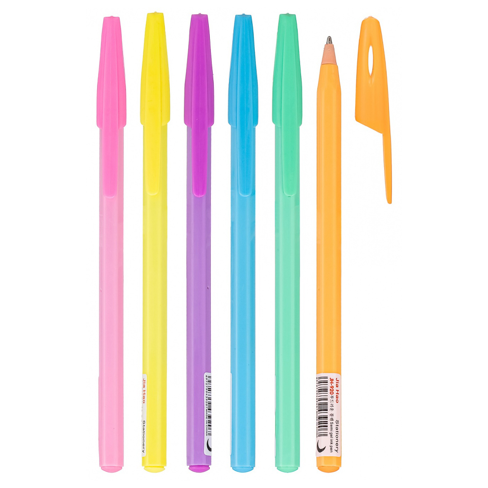 Ручка кулькова; масляна основа; 0,7мм; стрижень синій; корпус асорті; арт. KL10512; KLERK