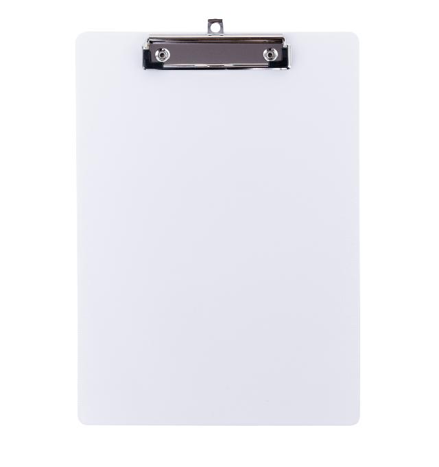 Планшет пластиковий, A4. Колір - асорті пастель. Металевий кліп. Щільність пластику: 1500 мкм. А4 арт. KL10519 KLERK