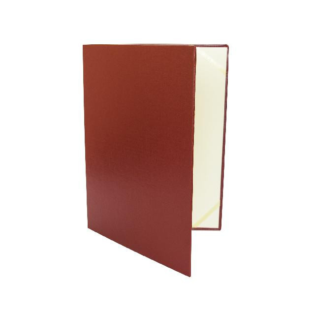 Папка до підпису, 35*22,5см; червона, бумвініл, арт.KL3006-R, KLERK