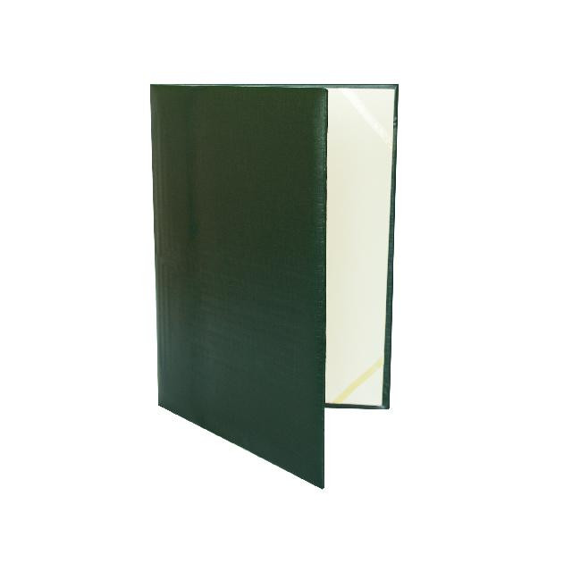 Папка до підпису, 35*22,5см; зелений, балакрон арт. KL3007-G, KLERK