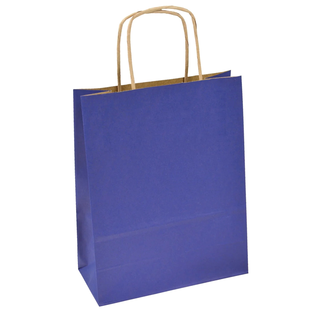 Пакет із паперу крафт; колір синій; розмір: 26*32*12см; арт. AG2142, ANGEL GIFTS