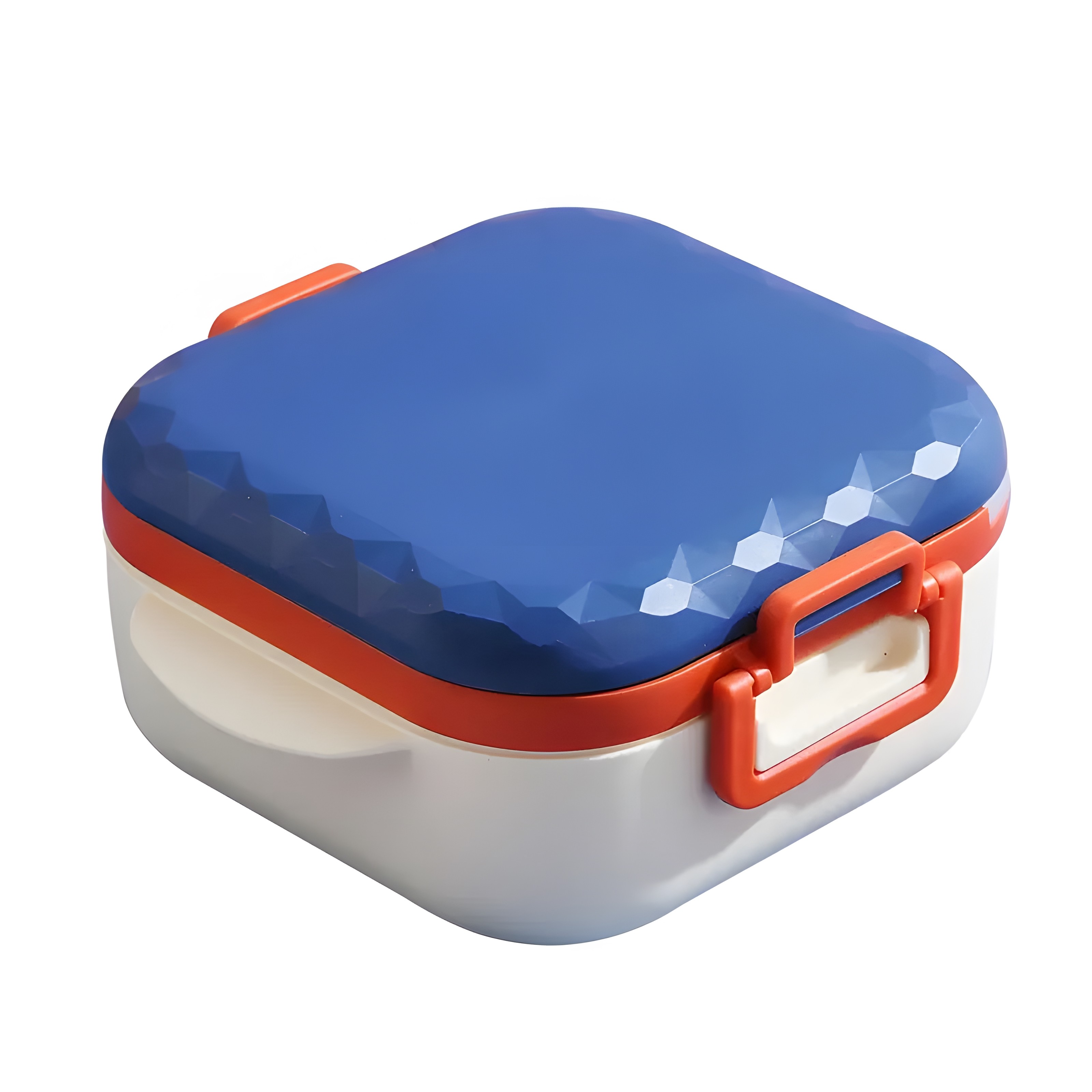 Ланч-бокс для їжі; синій з бежевим; арт. VR2013-2; VGR