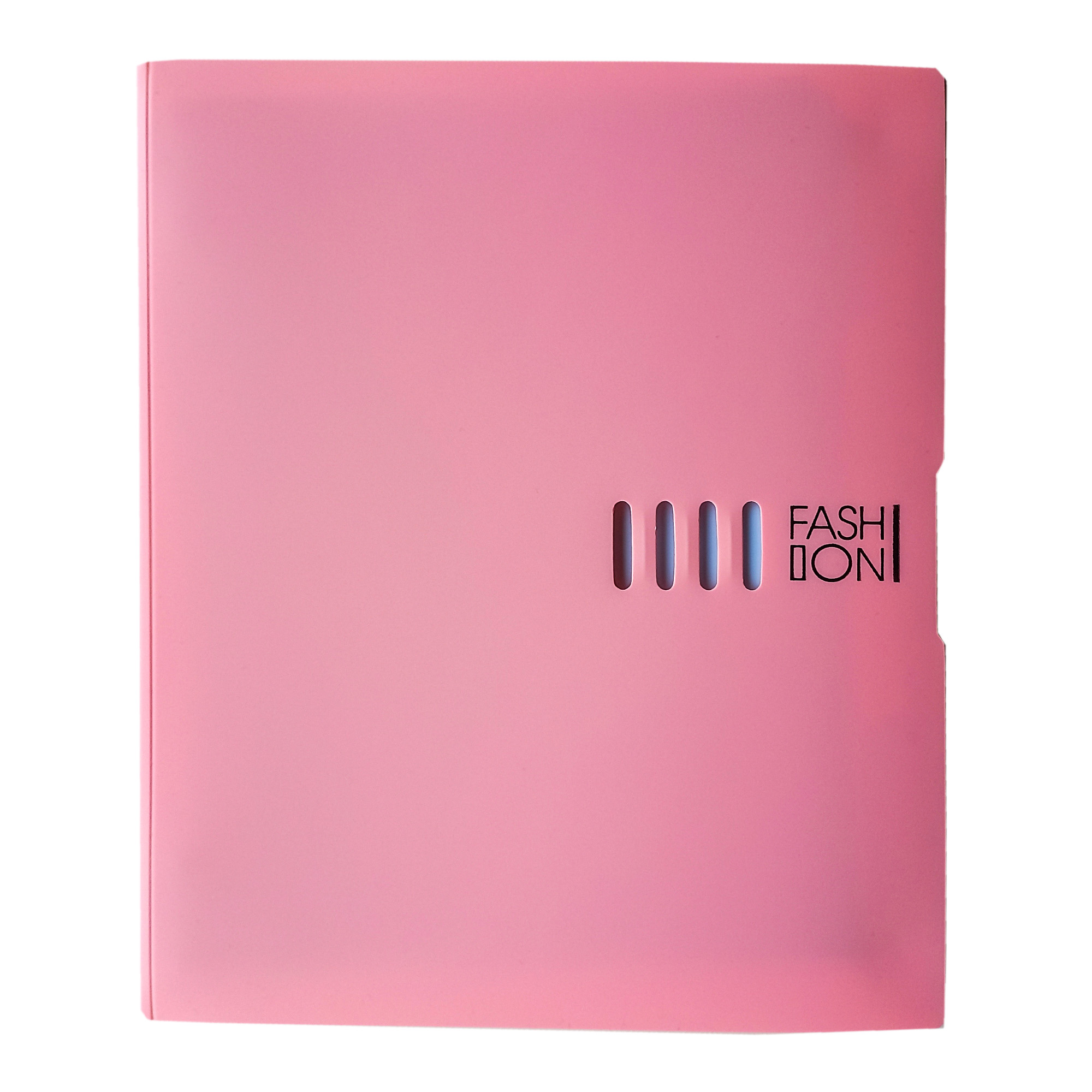 Зошит-блокнот на кільцях зі змінним блоком; В5; лін.; 50 арк.; 4 розділювачі-кармани; пластик. обкл.; кол. рожевий; арт. KL10537-1; KLERK