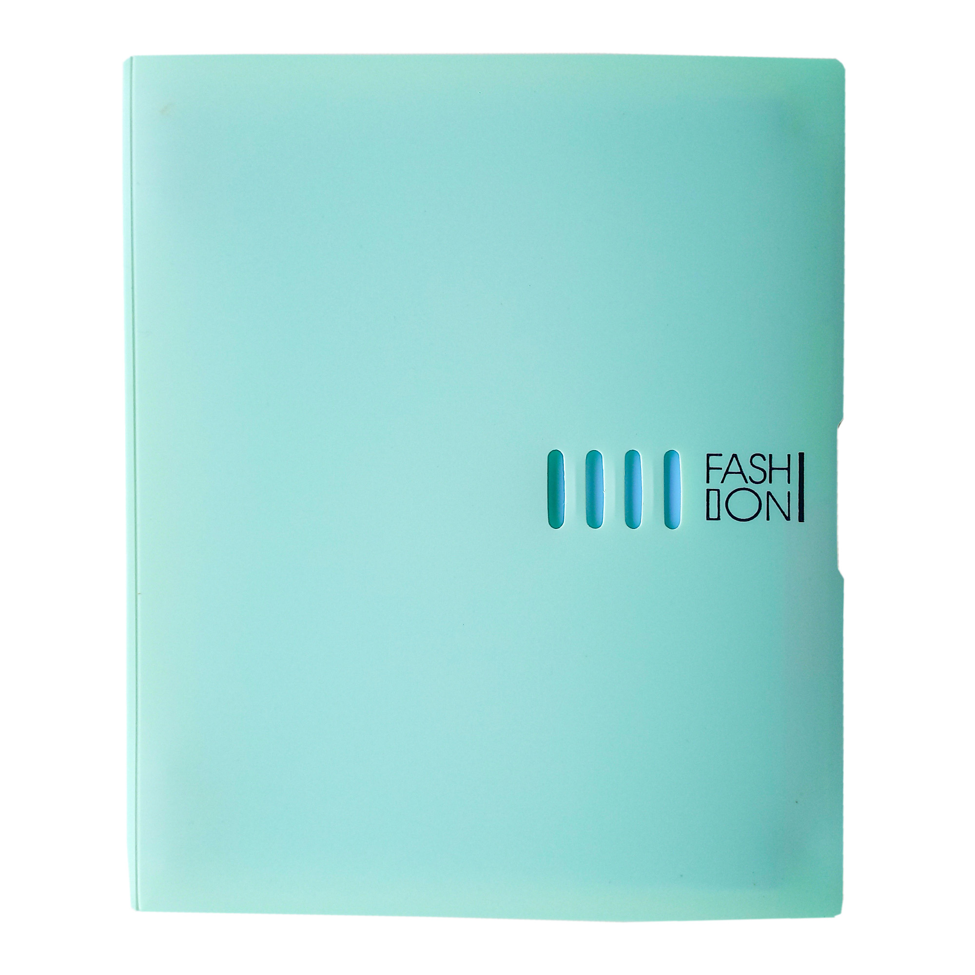 Зошит-блокнот на кільцях зі змінним блоком; В5; лін.; 50 арк.; 4 розділювачі-кармани; пластик. обкл.; кол. м`ятний; арт. KL10537-4; KLERK