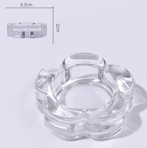 Підсвічник; 6.2*2.2 см;  матеріал:  скло; арт. AG3428; ANGEL GIFTS