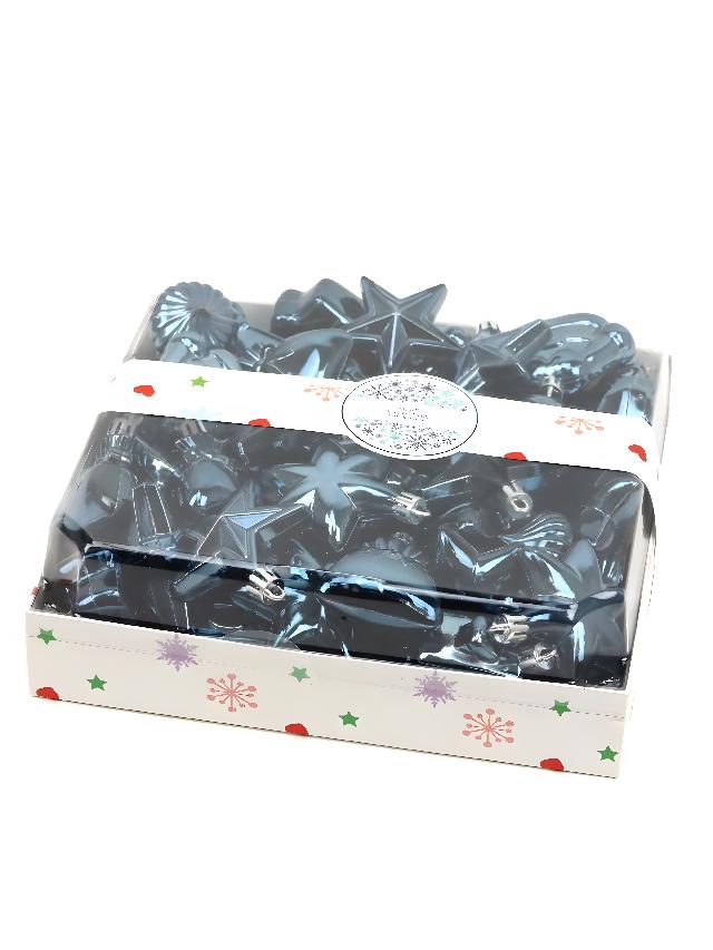 Набір ялинкових іграшок пластикових, 38 шт.арт. AG3441; ANGEL GIFTS