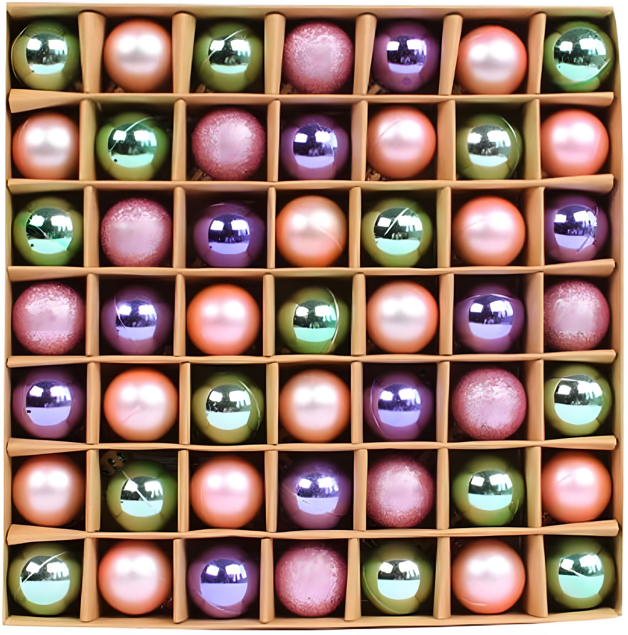 Набір ялинкових іграшок пластикових, 49 шт. арт. AG3453; ANGEL GIFTS