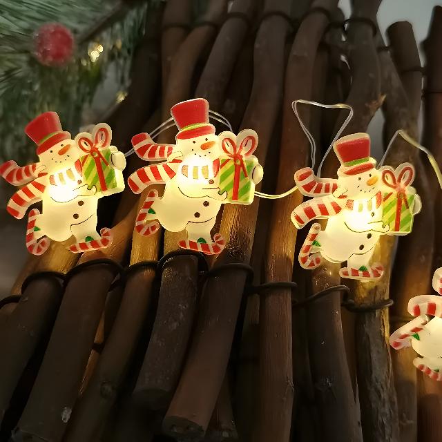 Гірлянда світлодіодна 2м. "Сніговичок" 20 LED