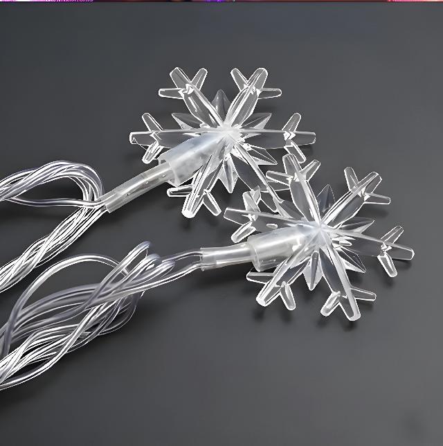 Гірлянда світлодіодна 2м.  "Сніжинка" 10 LED