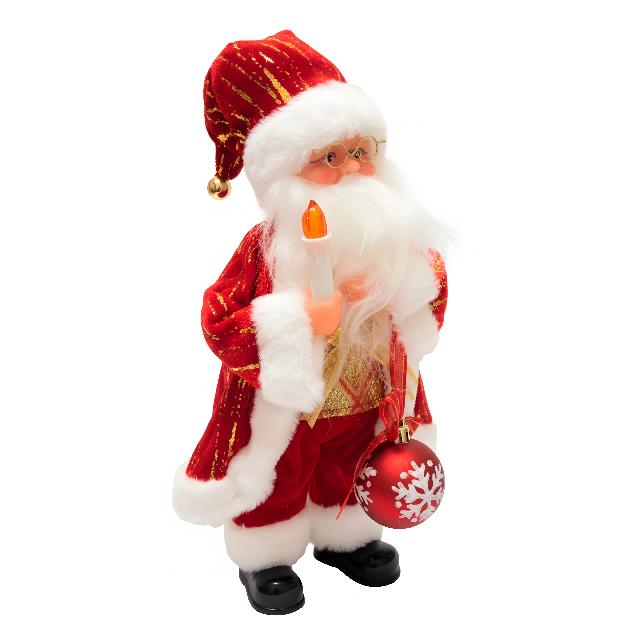 Санта Клаус з іграшкою музичний; 33см; арт. AG3466; ANGEL GIFTS