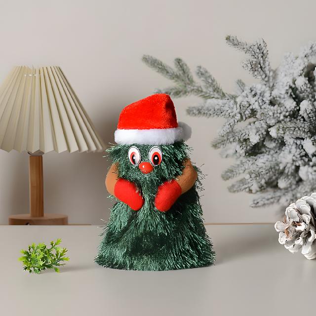 Ялинка в шапці інтерактивна; 20см; арт. AG3476; ANGEL GIFTS