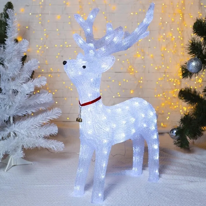 Олень світлодіодний 96 LED. матеріал акрил; 80см.арт. AG3503; ANGEL GIFTS