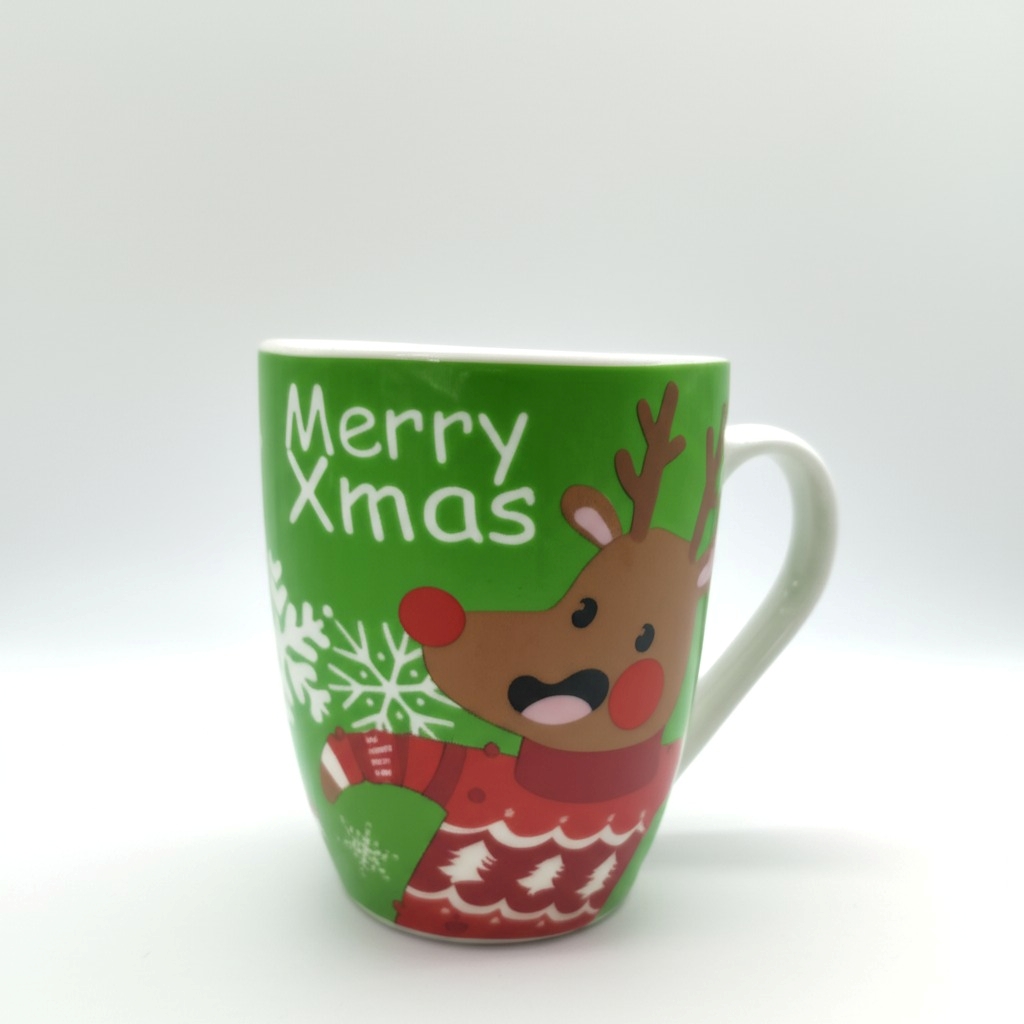 Чашка керамічна новорічна; 360мл, арт. AG3532; ANGEL GIFTS