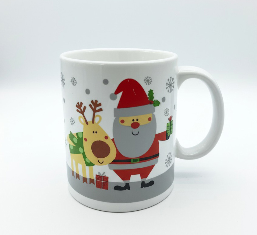 Чашка керамічна новорічна; 330мл, арт. AG3537; ANGEL GIFTS