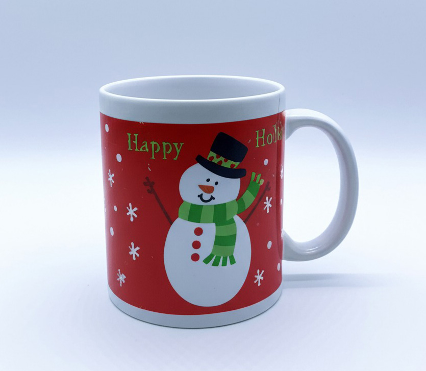 Чашка керамічна новорічна; 330мл, арт. AG3538; ANGEL GIFTS