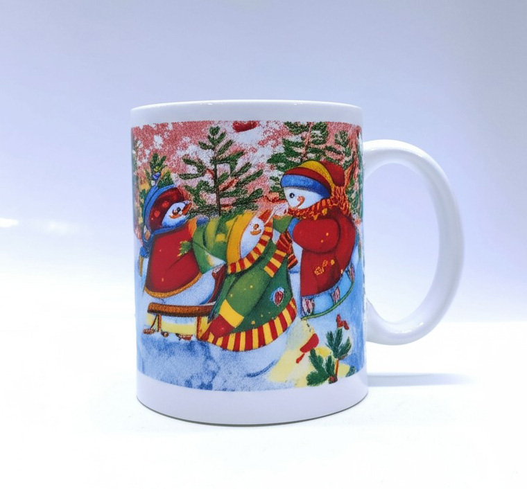 Чашка керамічна новорічна; 330мл, арт. AG3540; ANGEL GIFTS