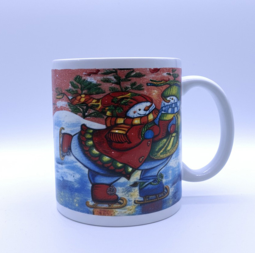 Чашка керамічна новорічна; 330мл, арт. AG3541; ANGEL GIFTS