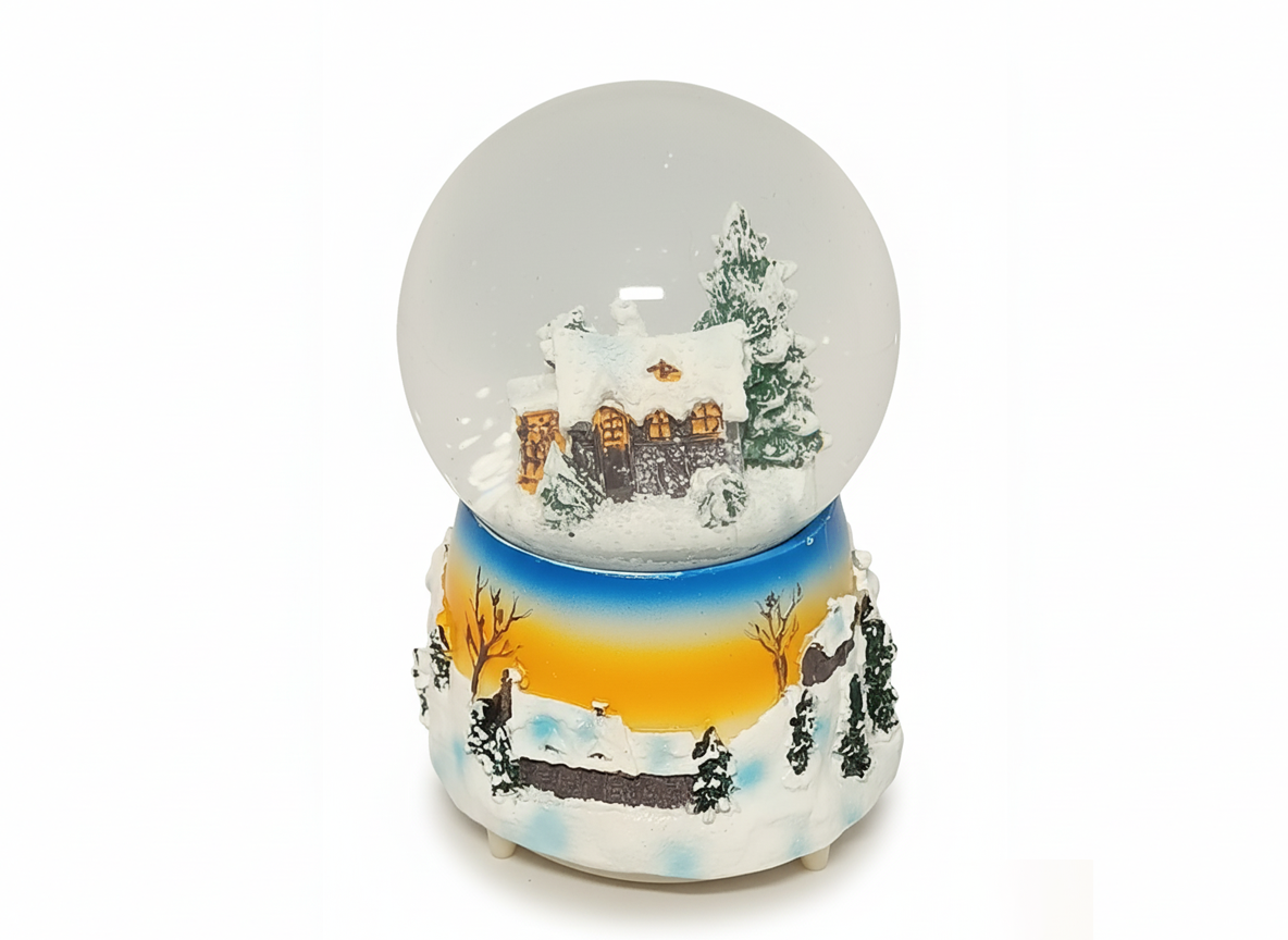 Скляна снігова куля арт. AG3546; ANGEL GIFTS